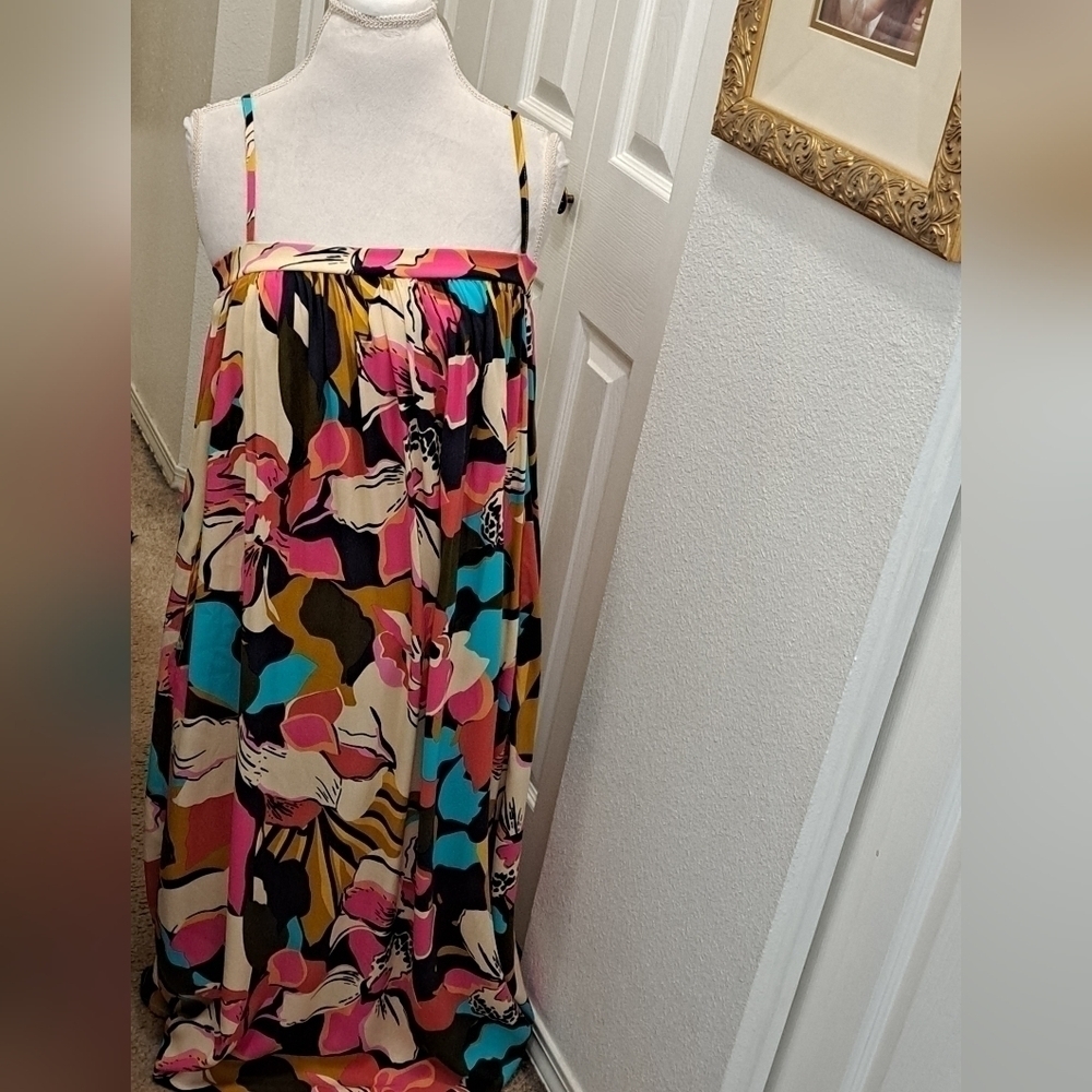 NWT Lascana Floral Cover Up/ House Dress  Size 6